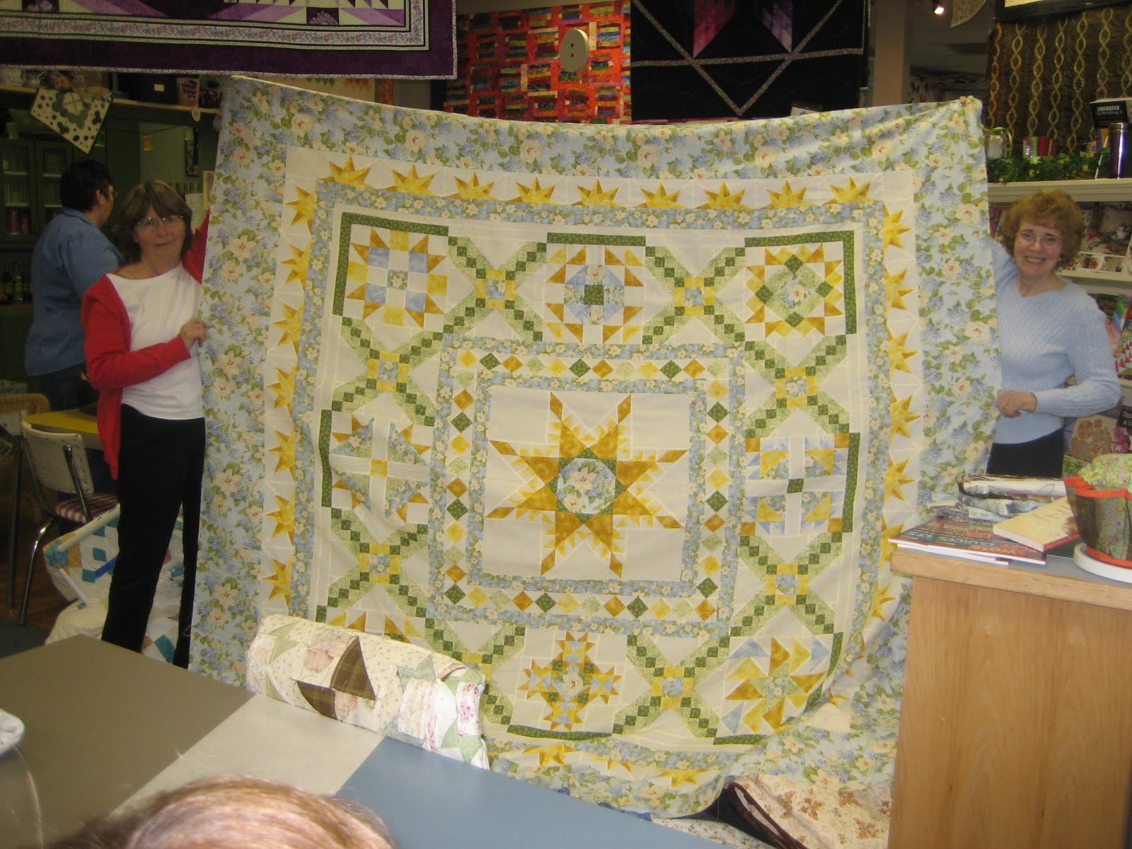 Blog along with Aunt Mary Quilting With Roxanne! Block of the Month 2010
