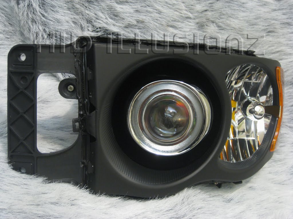 HID ILLUSIONZ Dodge Ram 1500 FXR E55 Projector HID Retrofit Headlights