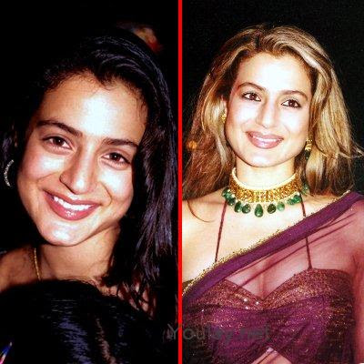 bollywood actress Amisha Patel without makeup