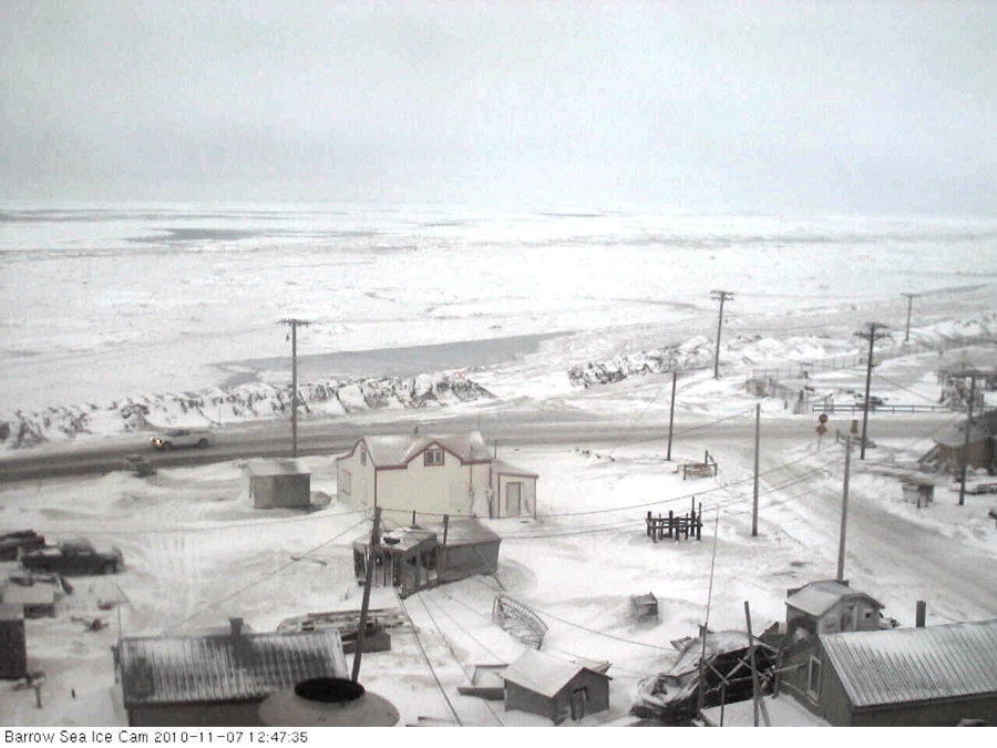 Deep Cold Alaska Weather & Climate Freezeup continues at Barrow