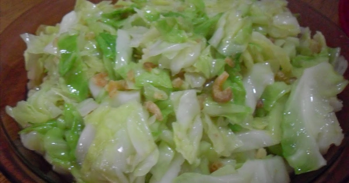 Stir Fried Cabbage With Dried Shrimp