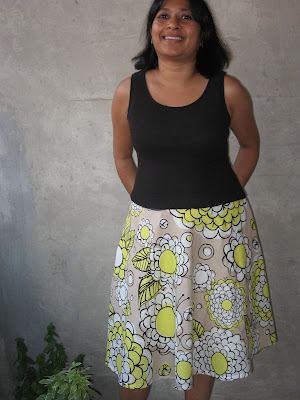Weekend crafting: Finished Skirt - Simplicity 4236 - view C