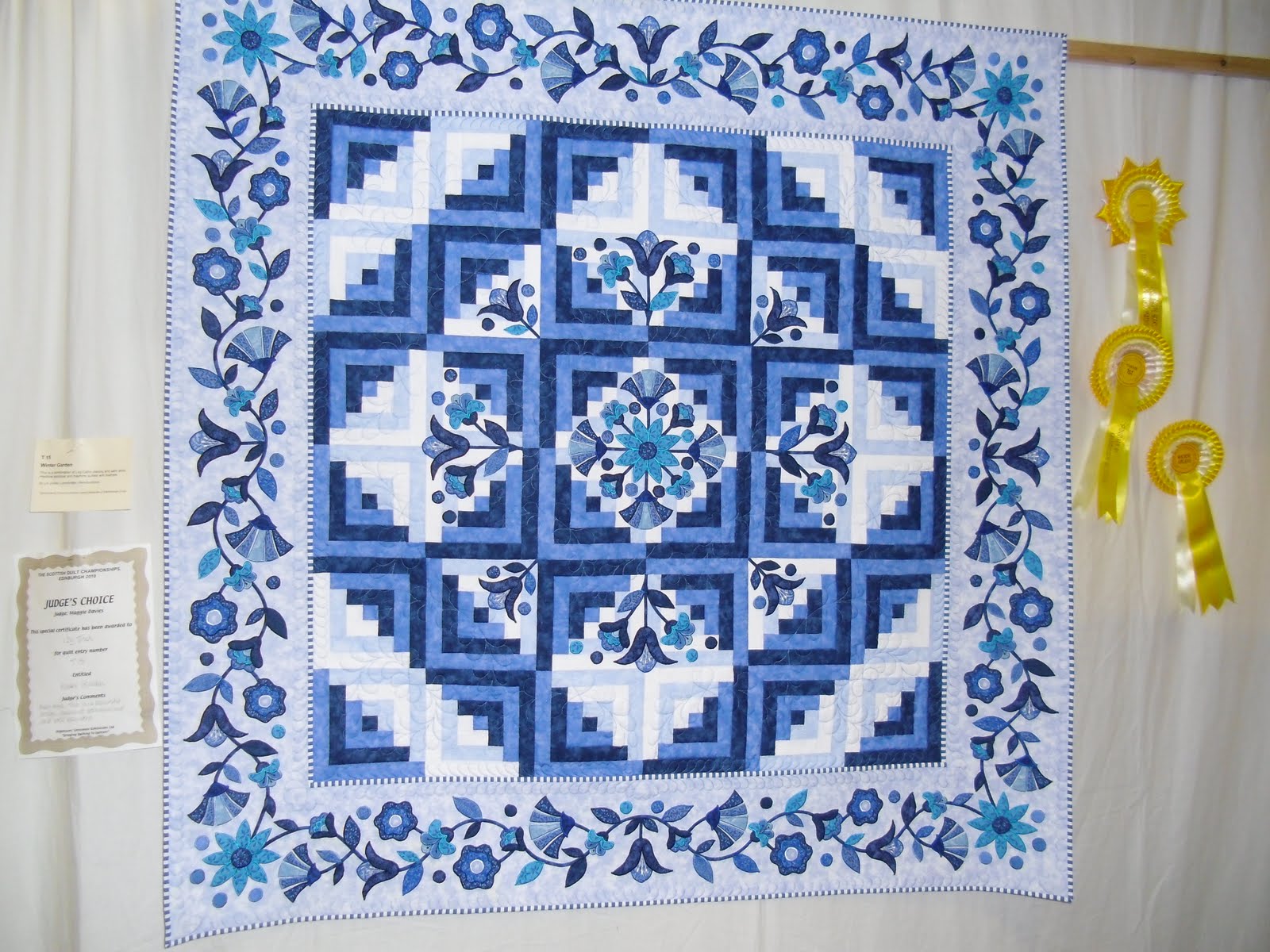 the happy quilter Scottish Quilt championships 2010