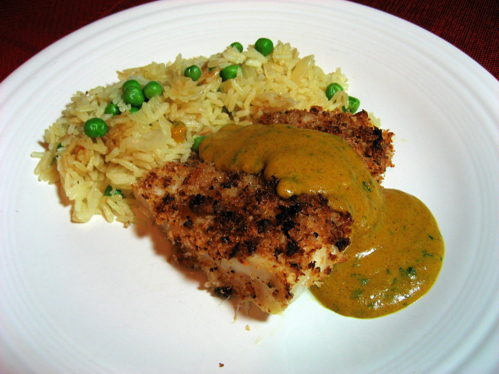 Robyn Cooks Fish Fillets in a Curry Sauce with Gulf CoastStyle White