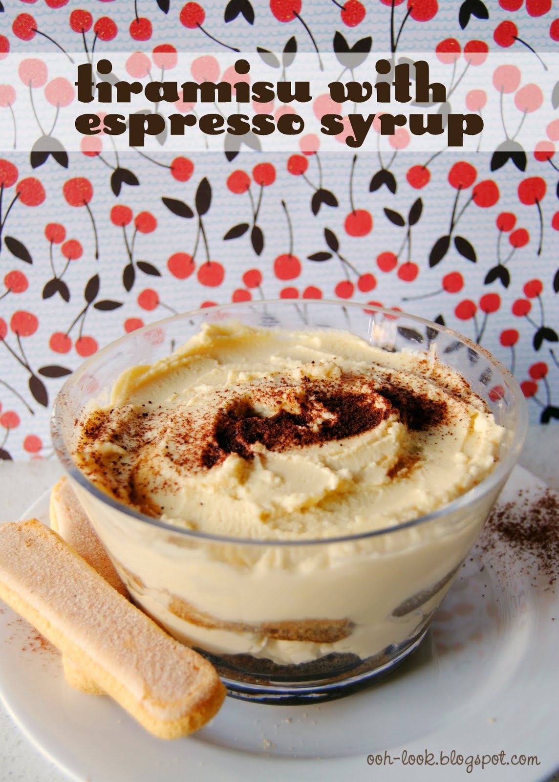 Ooh, Look... Tiramisu with minibar Kahlua espresso syrup