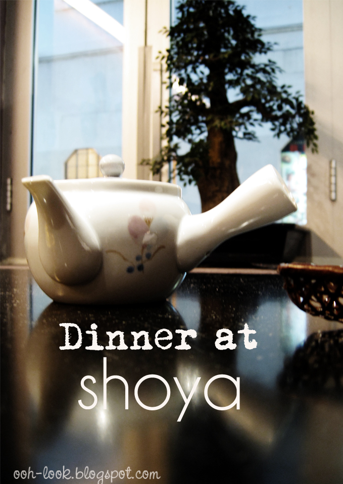 Ooh, Look... Melbourne Eating Shoya Japanese restaurant