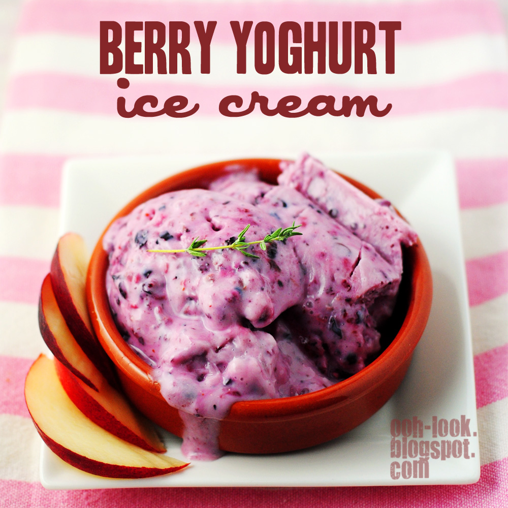 Ooh, Look... Freeze me now Berry yoghurt ice cream