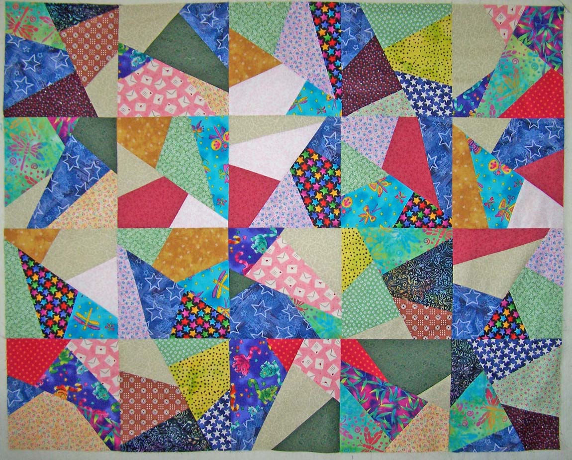 TreasuresnTextures Progress on my Simply Crazy Quilt