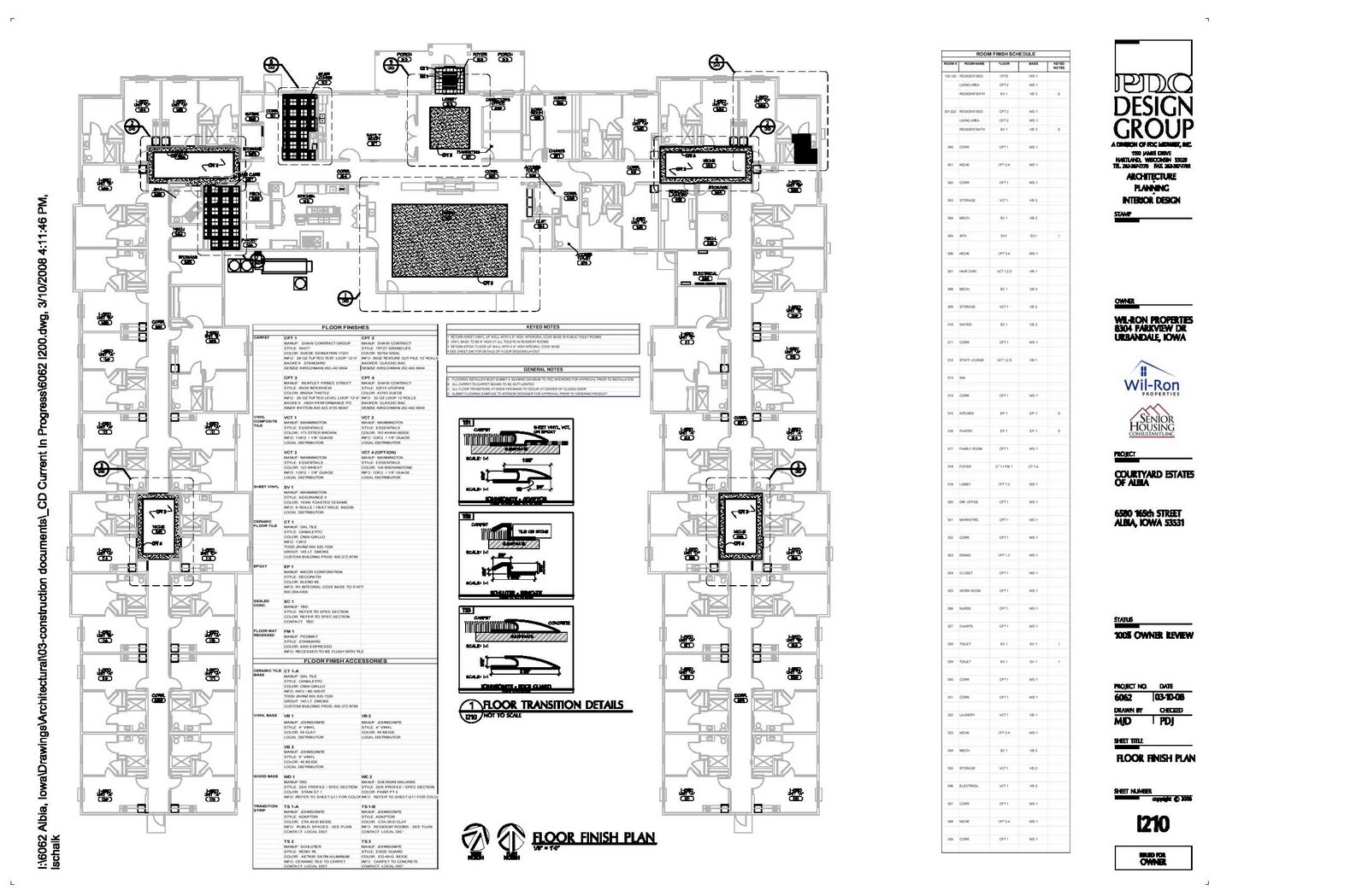 Matthew Drews Design Portfolio Senior Living Facility Courtyard