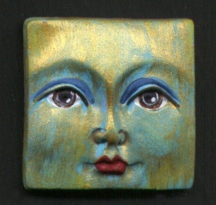 Linsart Creations in Clay: One of a Kind Square Face Cabs