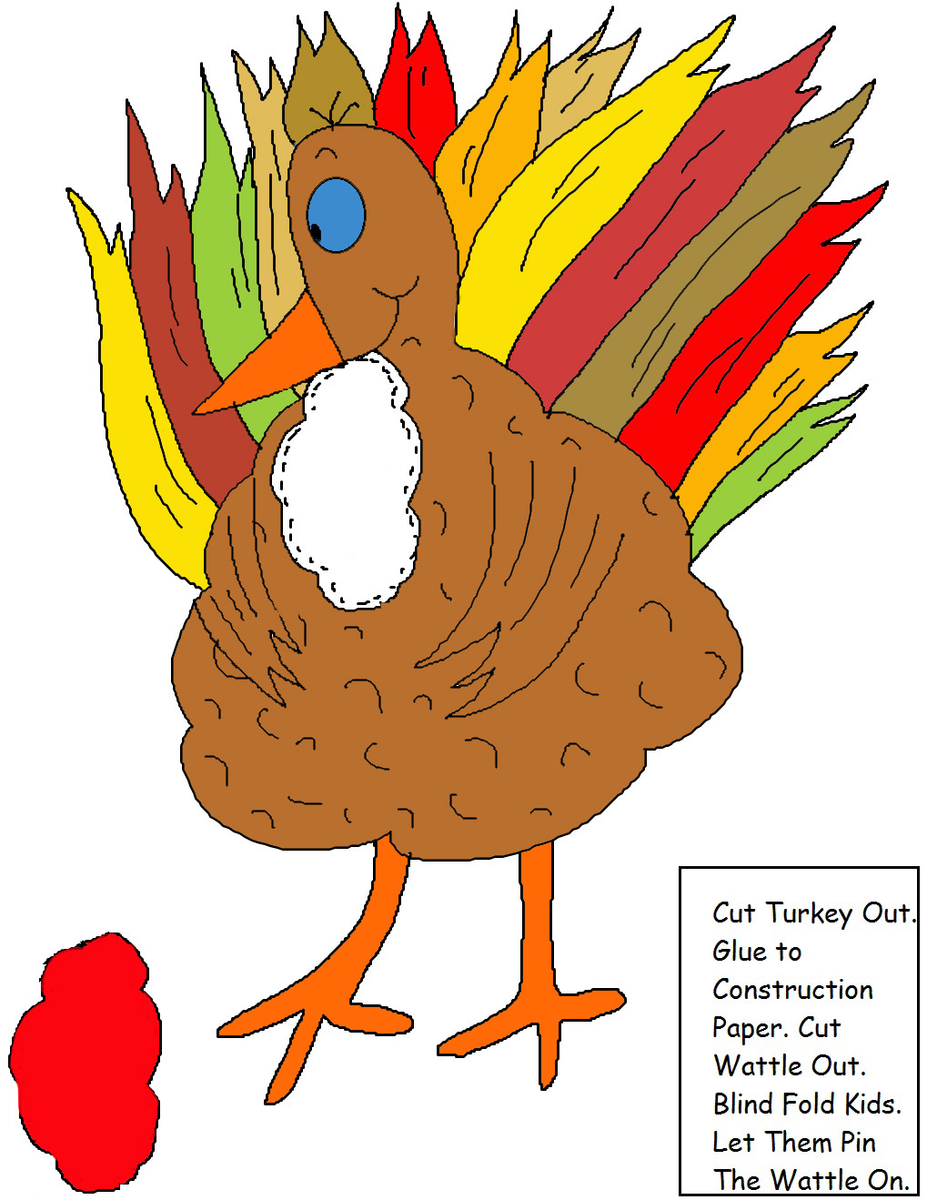 Church House Collection Blog: Pin The Wattle On The Turkey