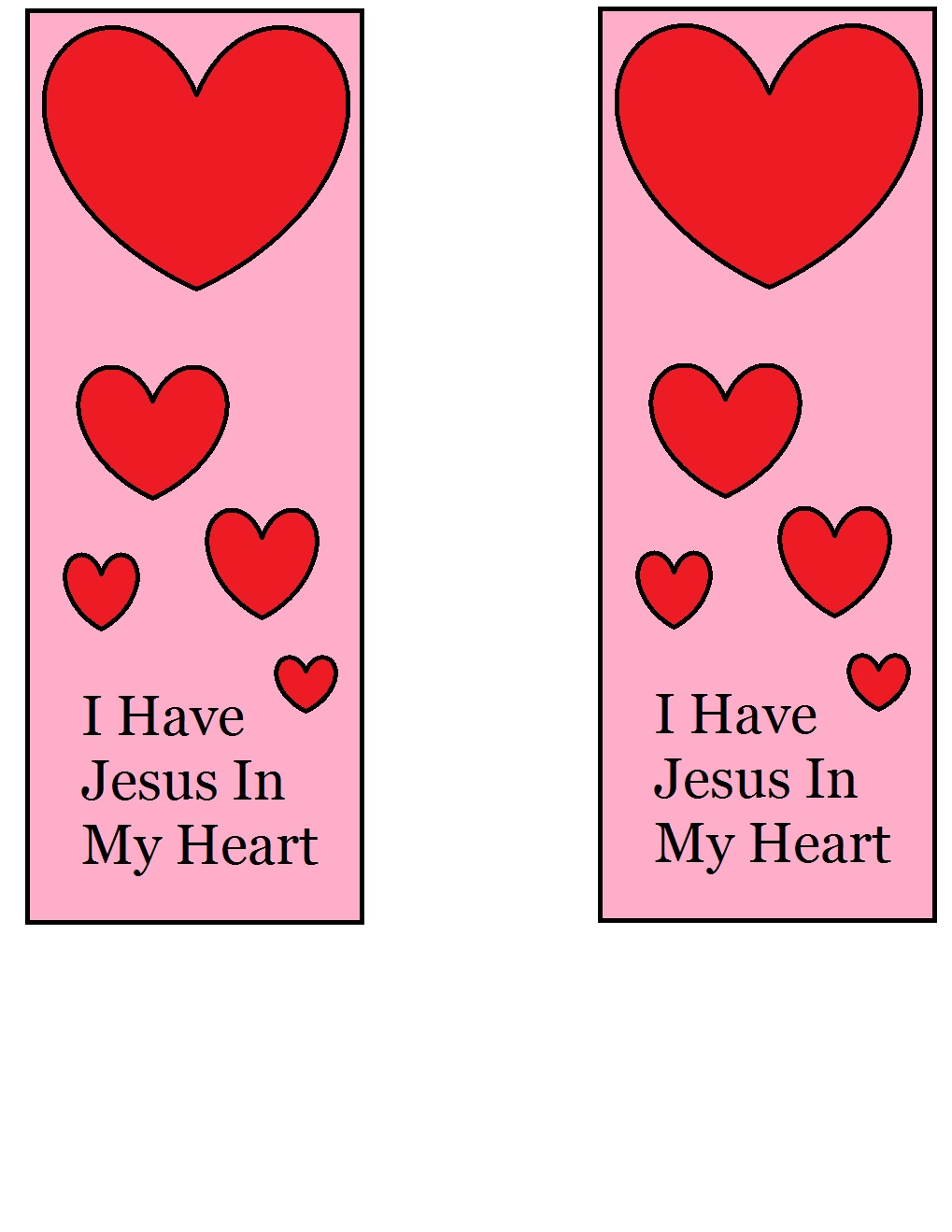 Church House Collection Blog Valentine's Day Bookmarks