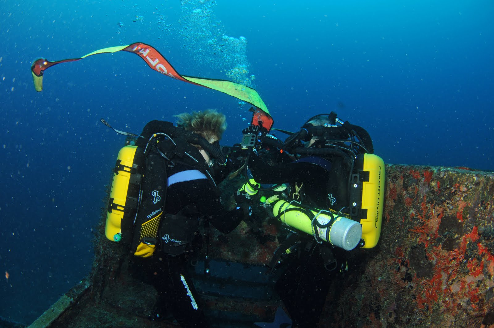 AquaTechDivingGrenada Diving King Mitch on Rebreather