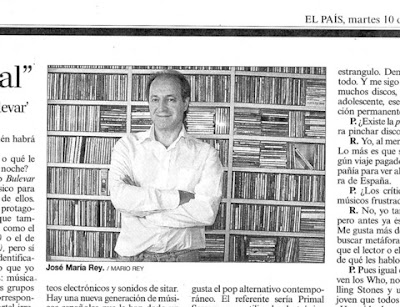 José María Rey, conductor de Bulevar, en El País 10/07/07