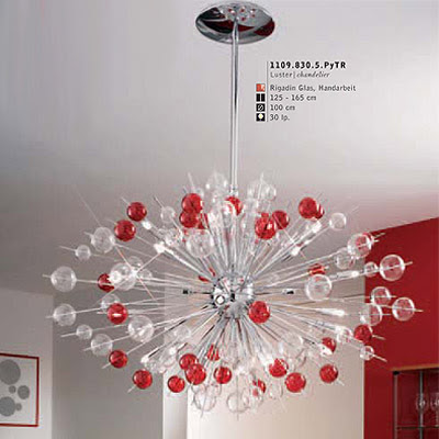 Explosion bubble modern chandelier