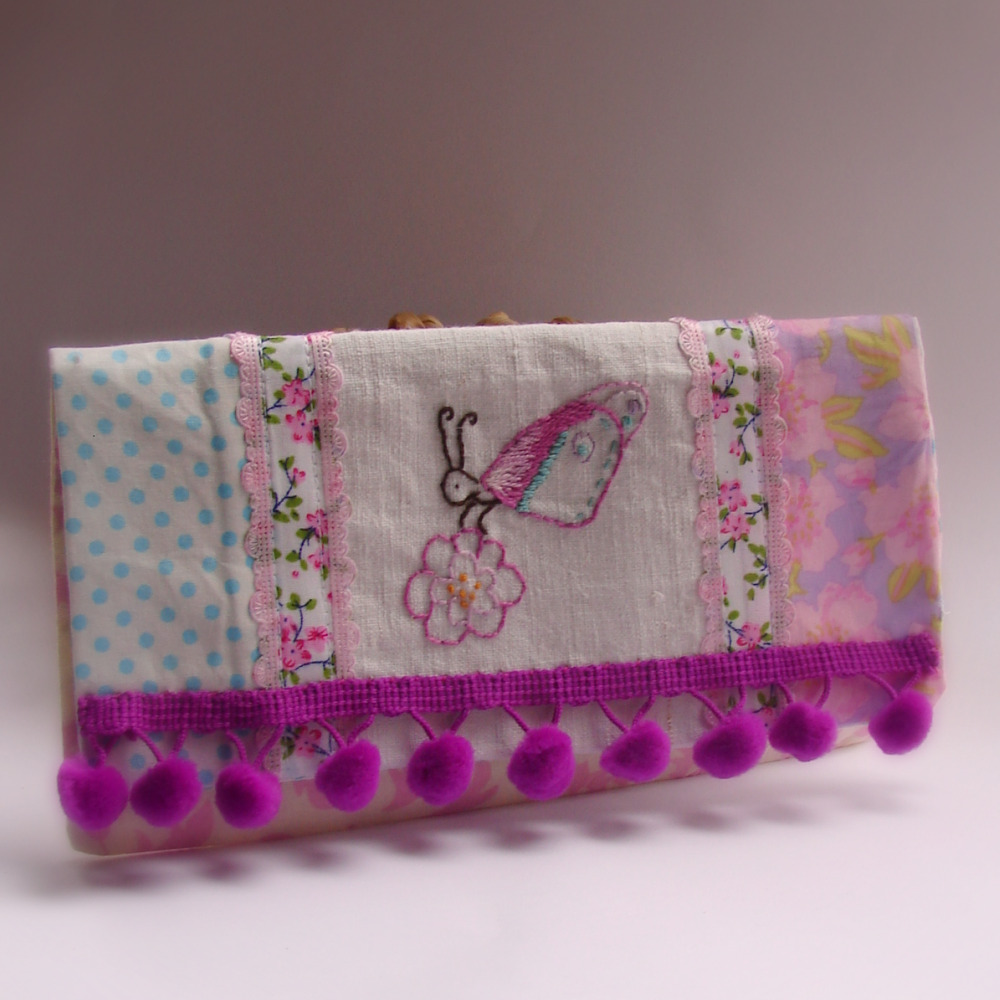 New embroidered pouches Randi Sal Finishes
