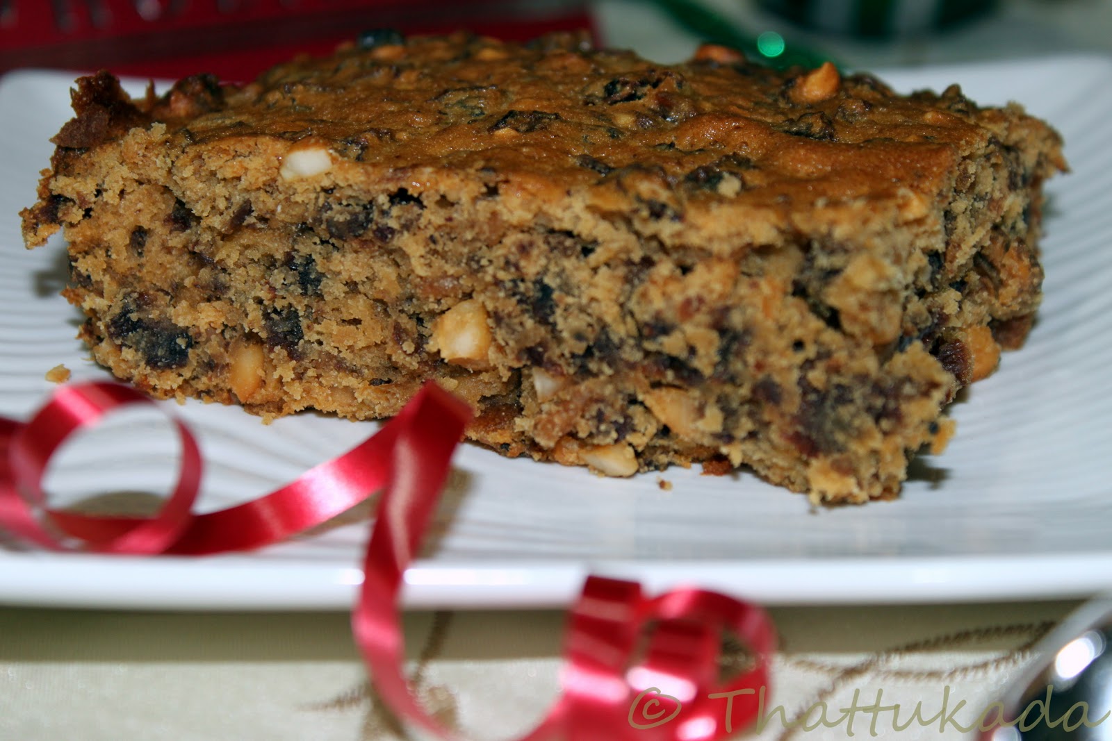 Christmas Fruit Cake / Plum Cake Thattukada