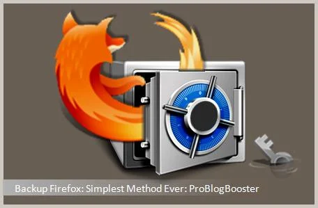 Backup/Restore Firefox Profile Data & Info Quickly