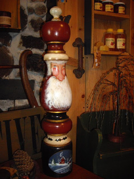 Large Spindle Santa (formerly known as a table leg)
