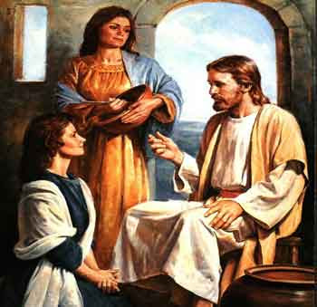 Jesus, meu Mestre: Evangelho do dia - Marta e Maria