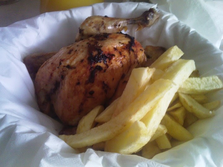 Amanzi Fundu Chicken in a Basket