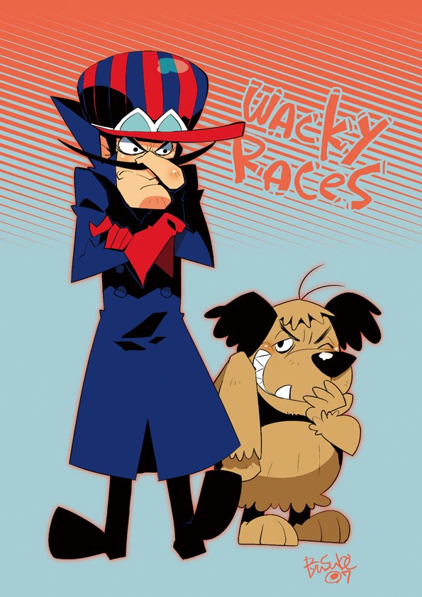 top cartoon wallpapers best wacky races wallpaper