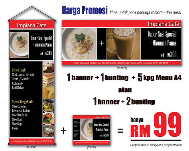 Promosi untuk peniaga restoran