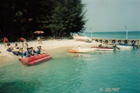 Watersport, Pantai di Pulau Sepa