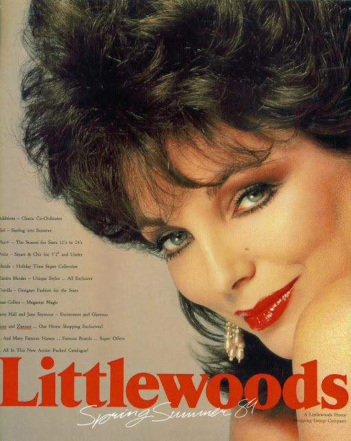 LEGENDARY DAME! ON THE COVER FLASHBACK LITTLEWOODS CATALOGUE 1989