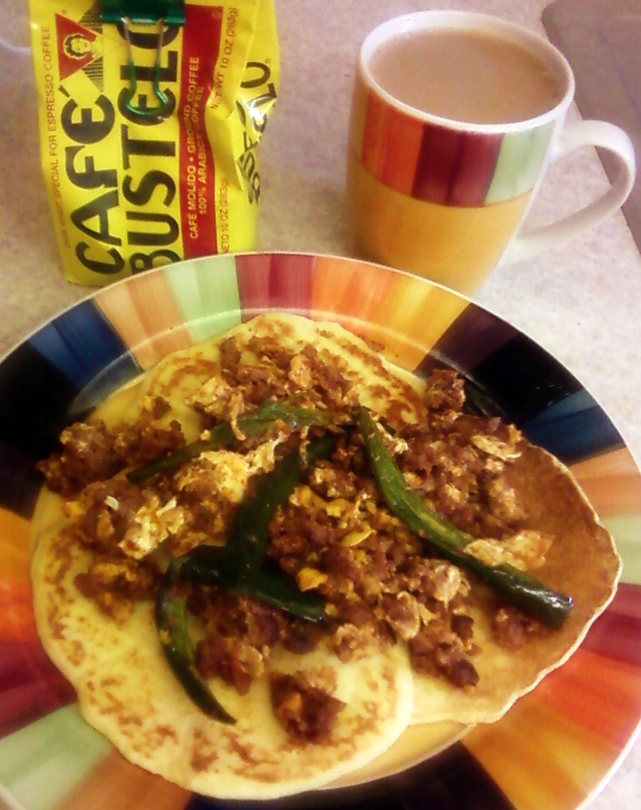 sausage and chorizo Breakfast time with chilaca