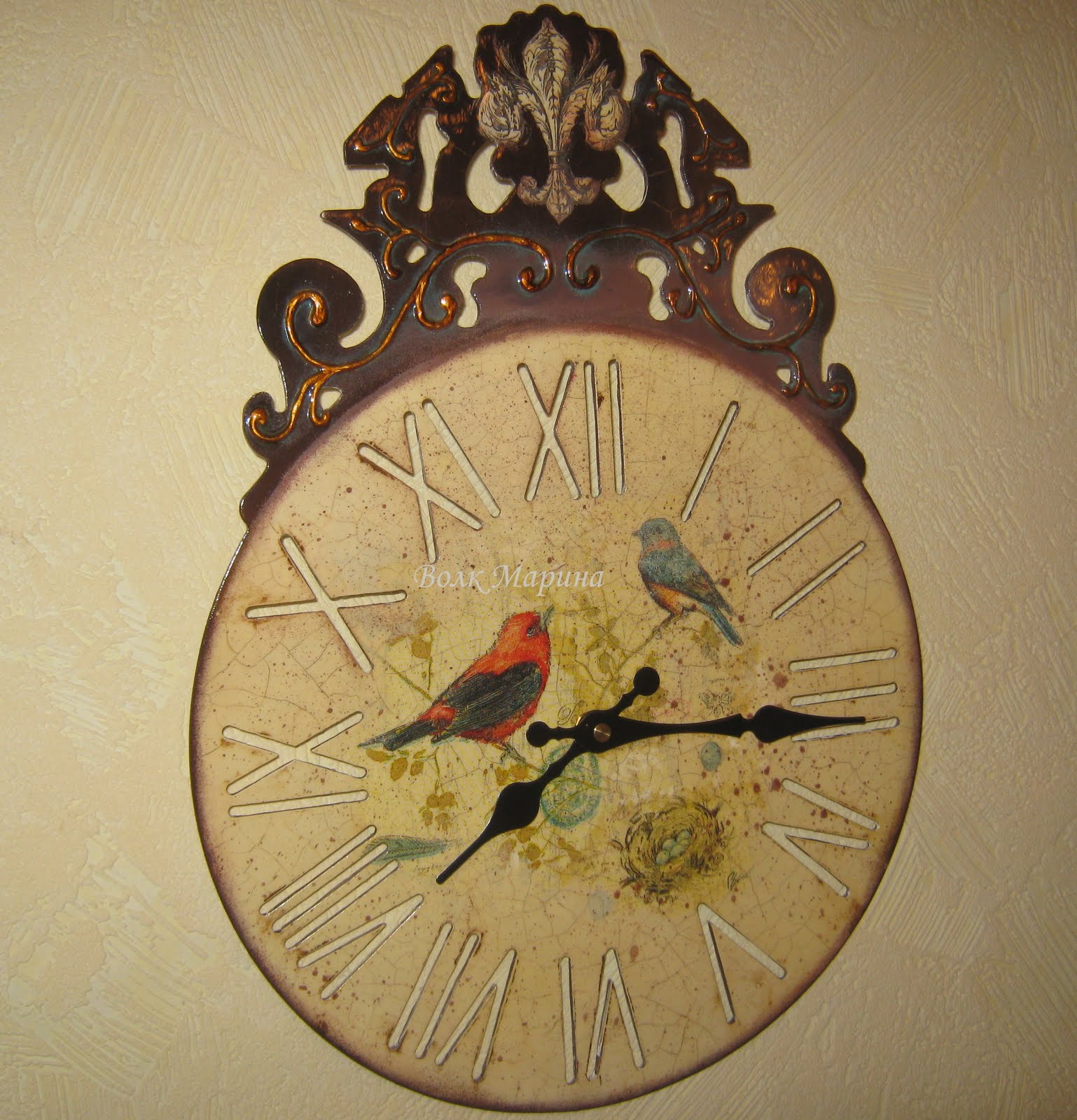Часы пение птиц