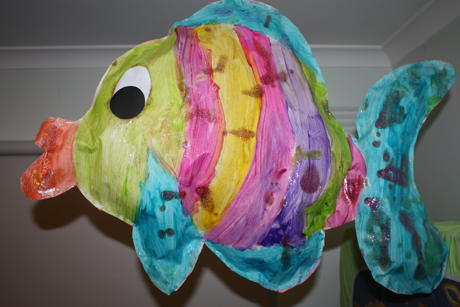 Kids Love Craft Large Newspaper Stuffed Fish