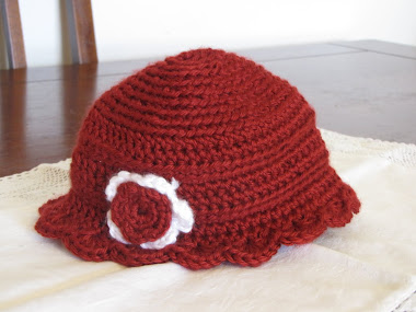 Single Crochet Flower Sunhat