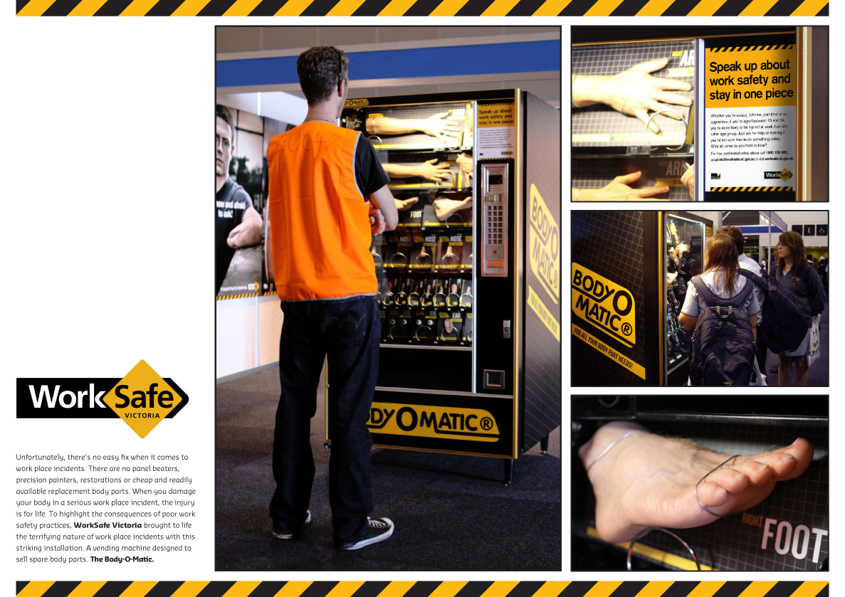 BLACK IS DEAD Unique Vending Machine