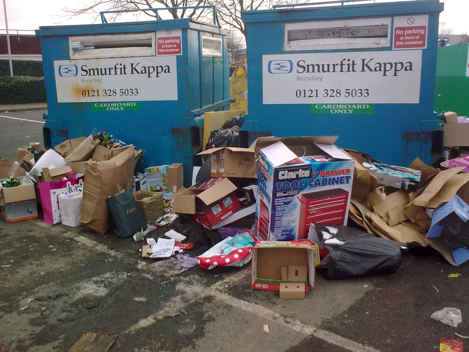 Midlands Recycling Site A Rubbish Tip