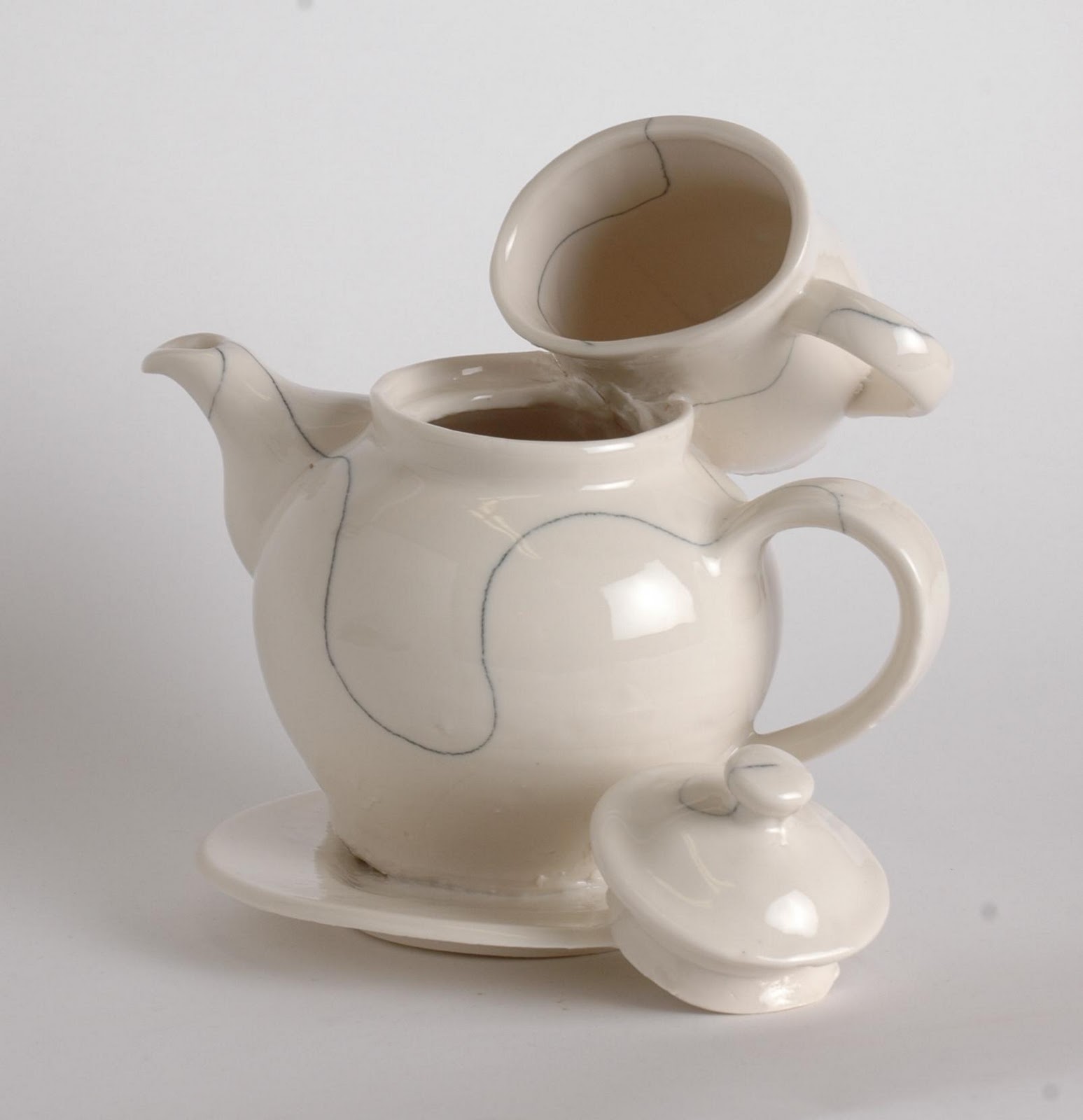 Olivia Williams Teapot Sculpture