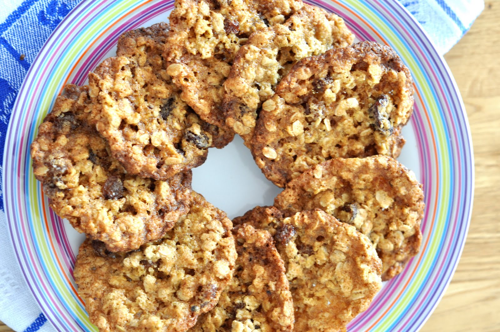 agata's kitchen Oatmeal cookies with wheat germ