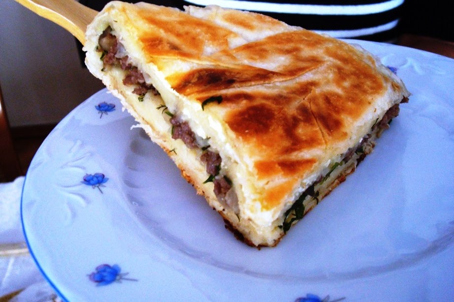 kıymalı tava böreği