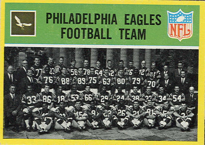 1967 Football Cards: Philadelphia Eagles