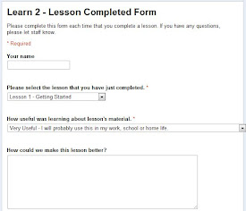 Completed A Lesson?
