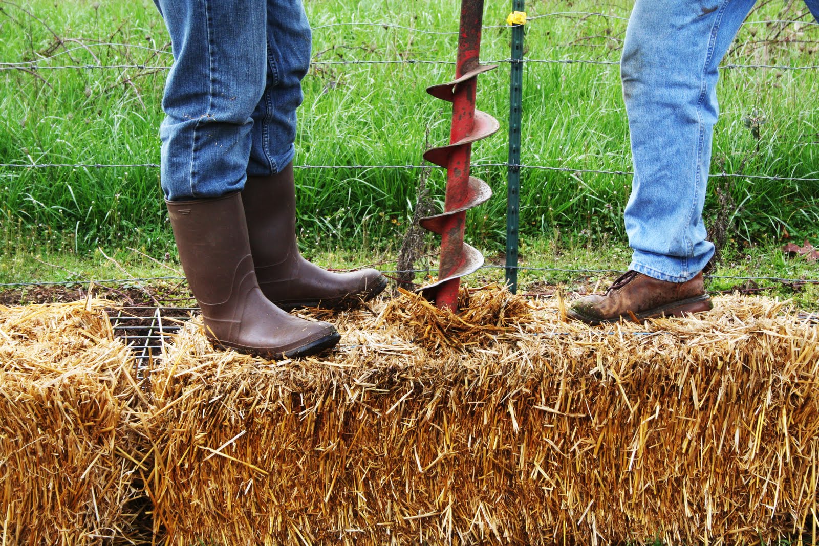 A Most Uncivilized Adventure Straw Bale Gardening...