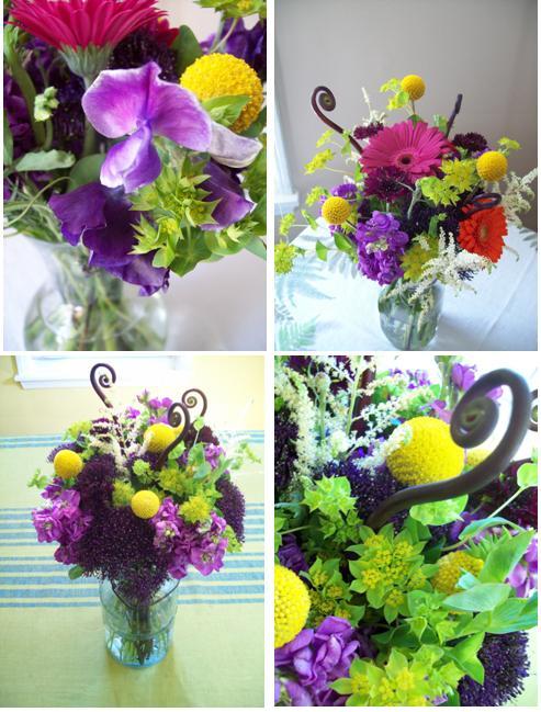 Ann Arbor Florist sweet pea floral design wedding flowers arrangements 