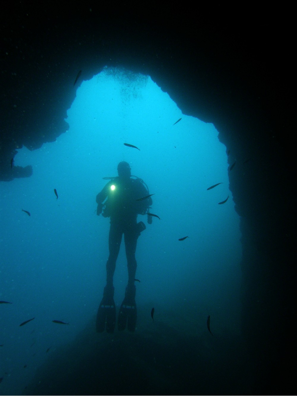 Iluminación Profunda Cova de la vaca (Islas Medas)