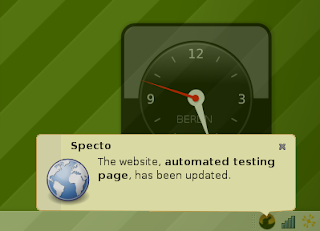 Monitor Web page changes with Specto