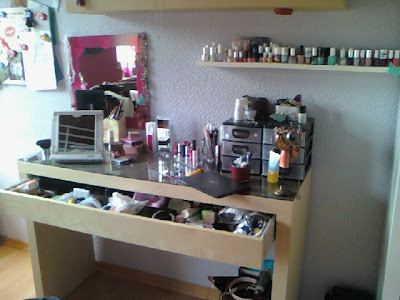 meine welt: Schminktisch-Aufbewahrung