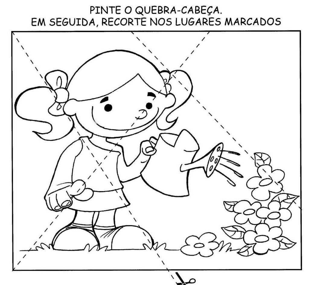 Tia Paula: Desenhos para colorir