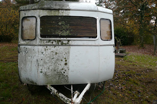Cij caravane camping Notin 1/45 1959 crème et rouge