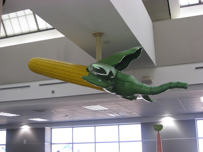 This flying corncob is something I would have expected to see in Nebraska, not here in Atlanta.