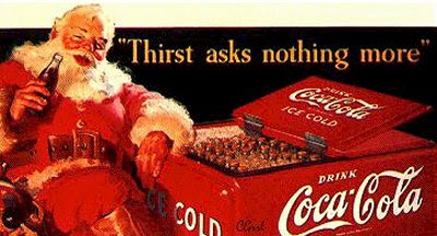 Vintage Victorian Imagens e Cartões Postais: Santa Coke
