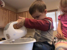 Sunday night chocolate cake, made by Easton